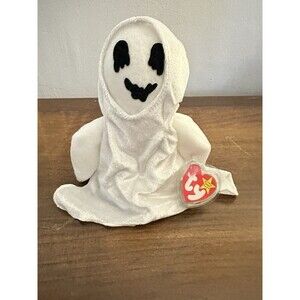 TY Beanie Baby “Sheets the Ghost” (1999) – Retired Halloween Edition – New W Tag